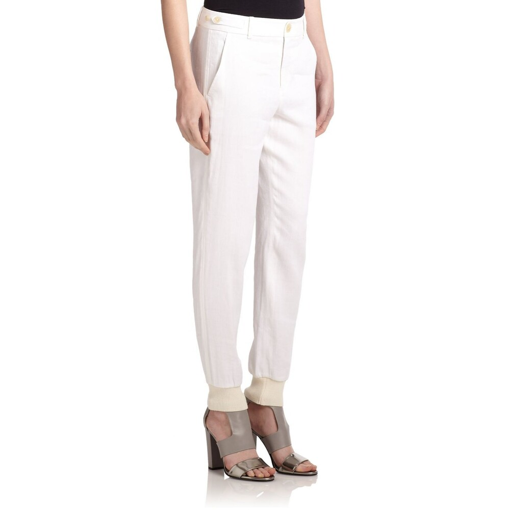 Vince linen blend joggers size 0